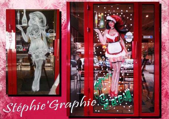 Vitrine NOEL 2014 chez l'ANDALOU" à FRONTON;