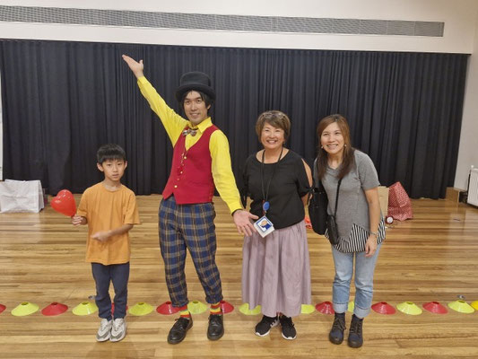 お客様との写真。