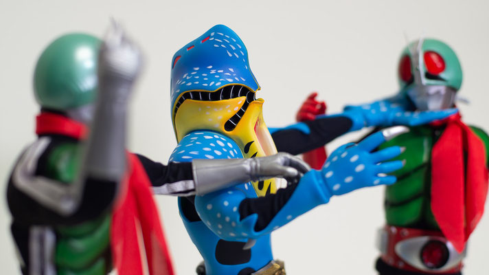 BLOG-0095 ダブルライダー 倒せ‼シオマネキング - gashapon technical