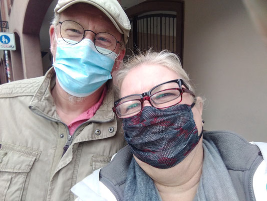 Maskenpflicht in der Stadt