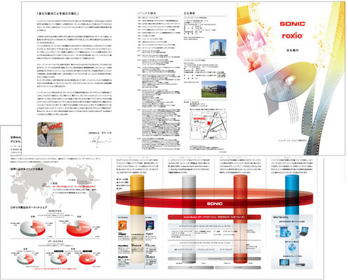 sonic roxio 会社案内 2008