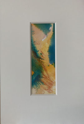 fertiggestellt 2023 - ohne Titel - Format mit Passepartout 20 x 30 cm - Preis 25,00 € - mit Rahmen 45,00 €