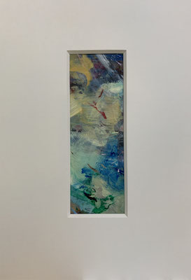 fertiggestellt 2023 - ohne Titel - Format mit Passepartout 20 x 30 cm - Preis 25,00 € - mit Rahmen 45,00 €