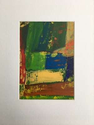 fertiggestellt 2022 - Format mit Passepartout 21 x 30 cm - verkauft