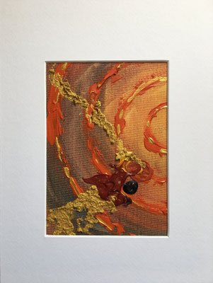 fertiggestellt 2022 - Format mit Passepartout 21 x 30 cm - verkauft