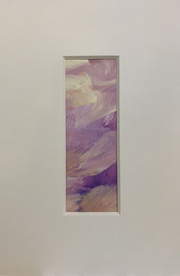 fertiggestellt 2023 - ohne Titel - Format mit Passepartout 20 x 30 cm - Preis 25,00 € - mit Rahmen 45,00 €