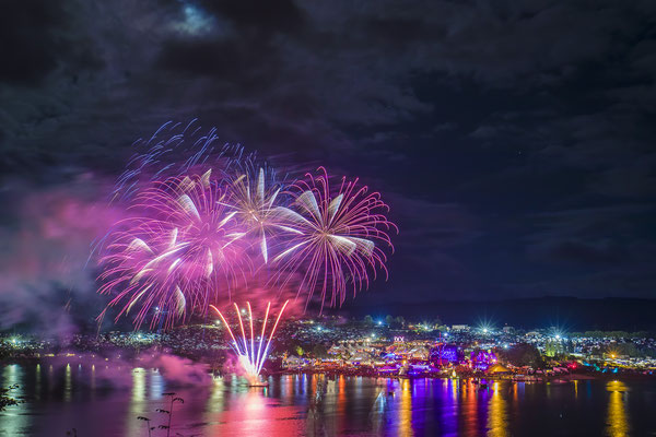 Feuerwerk nach Veranstaltung, Fotograf: Tom Wenig