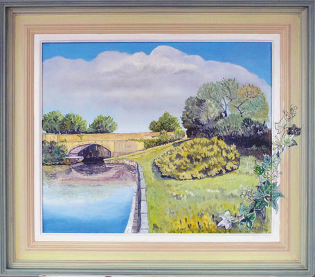 Shannon River - Irland; 60 x 50 cm Öl auf Leinwand Verkauft