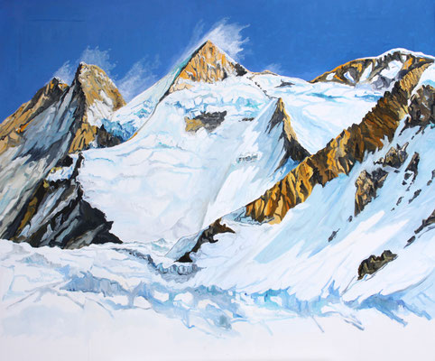 Gasherbrum II Pakistan / Öl auf Leinwand 120 x 100 cm (reserviert)