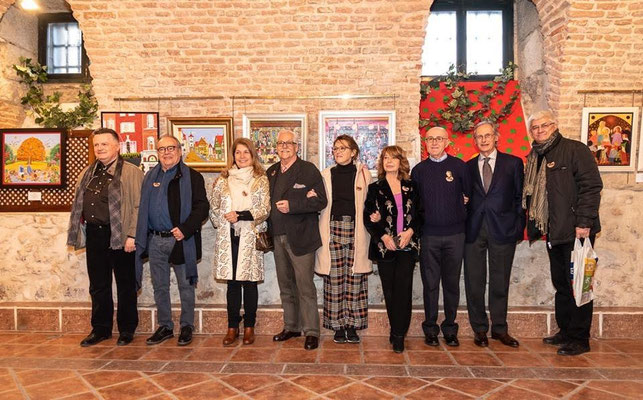 GALERIE EBOLI à Madrid en ESPAGNE EXPOSITION EUROPEENNE DES NAIFS