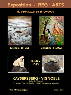 EXPOSITION PERSONNELLE À KAYSERSBERG EN ALSACE