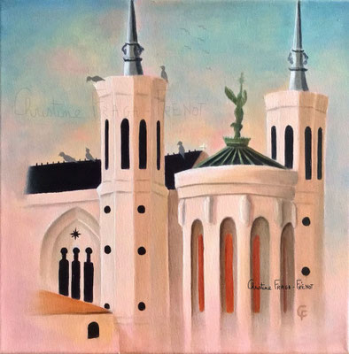 OEUVRE ORIGINALE Peinture HUILE SUR TOILE DE LIN CHRISTINE FRAGA FRENOT ART NAIF prix et disponibilités sur la page BOUTIQUE
