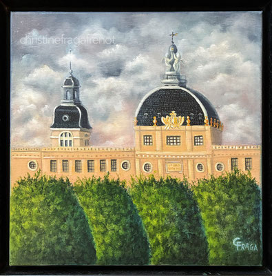 OEUVRE ORIGINALE Peinture HUILE SUR TOILE DE LIN CHRISTINE FRAGA FRENOT ART NAIF prix et disponibilités sur la page BOUTIQUE