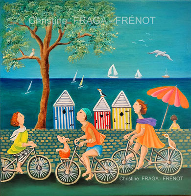 187 5C BICYCLONS CHRISTINE FRAGA FRENOT ART NAIF