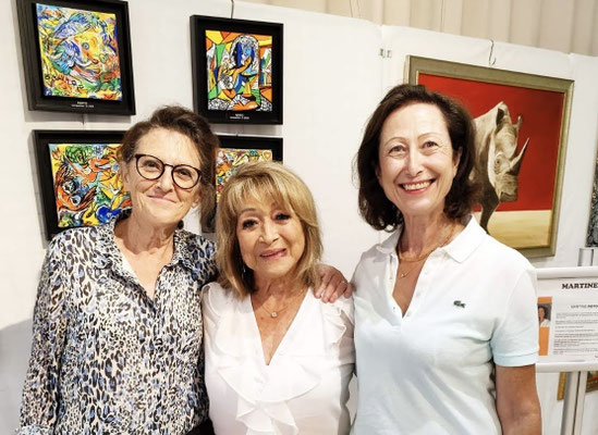 EXPOSITION MASTERS OF ARTS ST JEAN CAP FERRAT AVEC SABINE DEMARTE