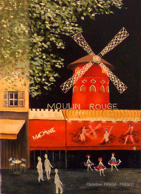 OEUVRE ORIGINALE Peinture HUILE SUR TOILE DE LIN CHRISTINE FRAGA FRENOT ART NAIF prix et disponibilités sur la page BOUTIQUE