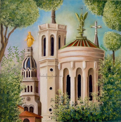 OEUVRE ORIGINALE Peinture HUILE SUR TOILE DE LIN CHRISTINE FRAGA FRENOT ART NAIF prix et disponibilités sur la page BOUTIQUE