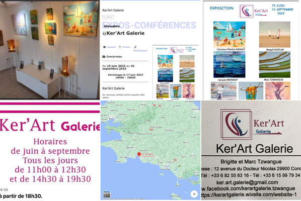 EXPOSITION GALERIE KER ART CONCARNEAU