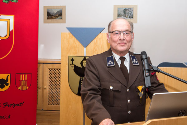 Rede von Obmann des Veteranen- und Reservistenvereins Zell am Ziller und Umgebung Paul Herunter