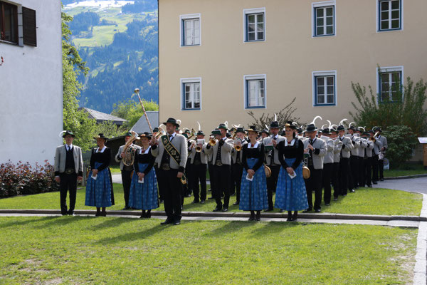 Die Florianifeier wurde von der Bundesmusikkapelle Zell am Ziller musikalisch umrahmt