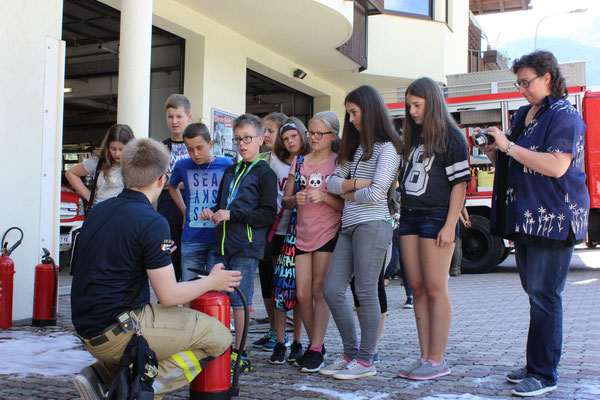 Einschulung Feuerlöscher