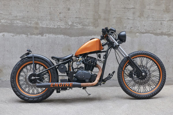 Mitgestaltung am ENGINE Bike.In Zusammenarbeit mit Cleveland Motorcycles. 2015 