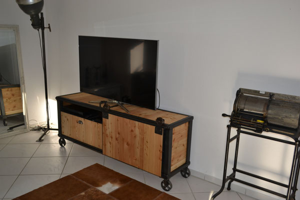 Vintage Sideboard, Wood and Iron. 2020