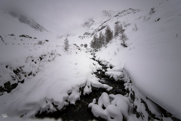 Photos des Alpes - photos de montagnes : Val Froide, Les Hières, Oisans janvier 2021.