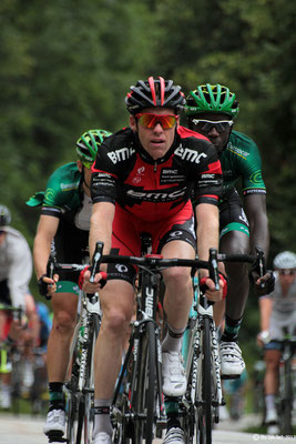 Photographie compétiton cyclistes en montagne