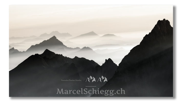Marcel Schiegg, Marcel Schiegg Fotografie, Berggasthaus Rotsteinpass, Sonnenuntergang, Alpstein, Toggenburg
