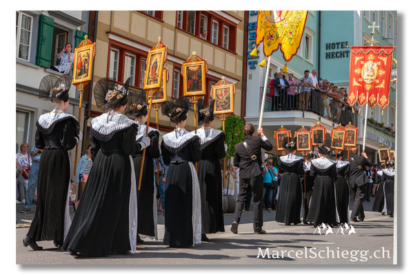 Marcel Schiegg Fotografie, Tradition, Brauchtum, Fronleichnam, Appenzeller Tracht, Appenzell, Appenzellerland