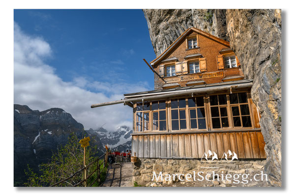 Marcel Schiegg, Marcel Schiegg Fotografie, Gasthaus Aescher, Wildkirchli, Ebenalp, Alpstein, Appenzell, Aescher