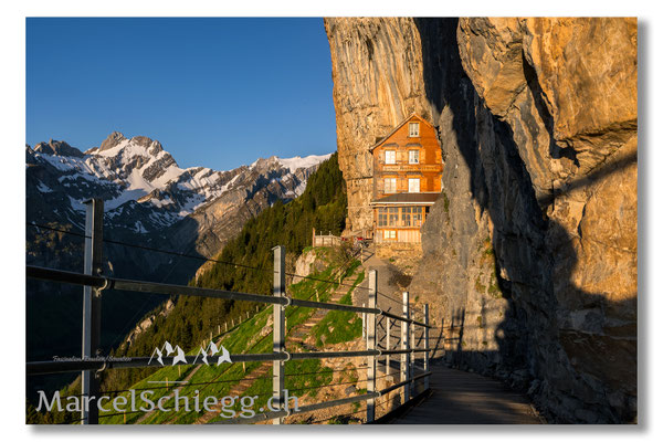 Marcel Schiegg, Marcel Schiegg Fotografie, Gasthaus Aescher, Wildkirchli, Ebenalp, Alpstein, Appenzell, Aescher