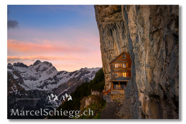 Marcel Schiegg, Marcel Schiegg Fotografie, Gasthaus Aescher, Wildkirchli, Ebenalp, Alpstein, Appenzell, Aescher