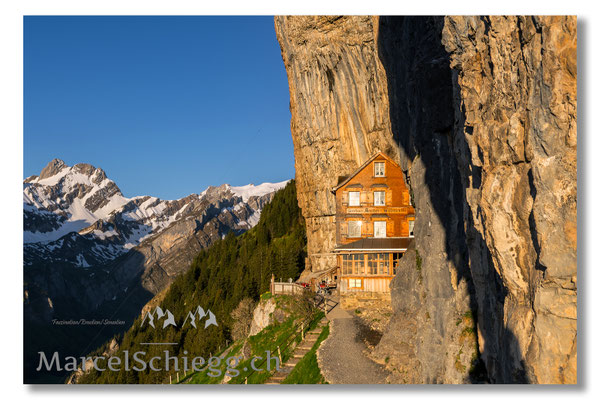 Marcel Schiegg, Marcel Schiegg Fotografie, Gasthaus Aescher, Wildkirchli, Ebenalp, Alpstein, Appenzell, Aescher
