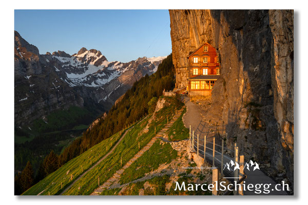 Marcel Schiegg, Marcel Schiegg Fotografie, Gasthaus Aescher, Wildkirchli, Ebenalp, Alpstein, Appenzell, Aescher