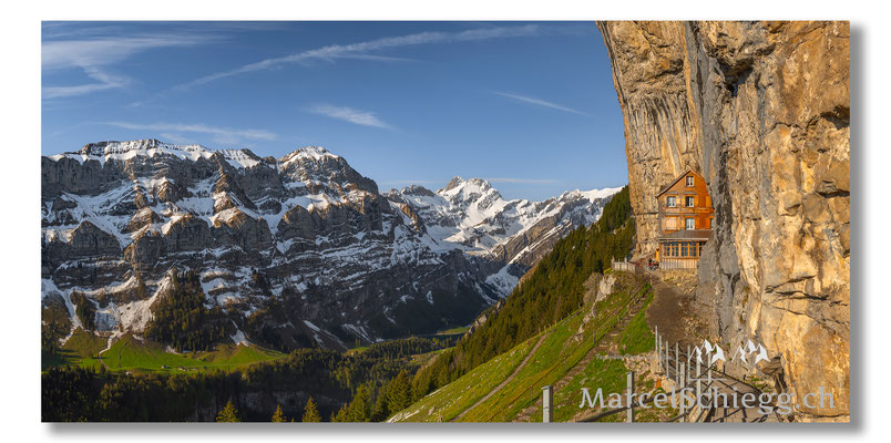 Marcel Schiegg, Marcel Schiegg Fotografie, Gasthaus Aescher, Wildkirchli, Ebenalp, Alpstein, Appenzell, Aescher