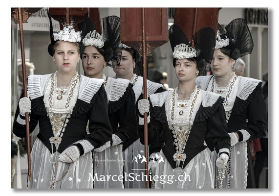 Marcel Schiegg Fotografie, Tradition, Brauchtum, Fronleichnam, Appenzeller Tracht, Appenzell, Appenzellerland