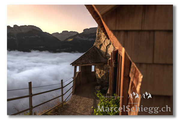 Marcel Schiegg, Marcel Schiegg Fotografie, Gasthaus Aescher, Wildkirchli, Ebenalp, Alpstein, Appenzell, Aescher