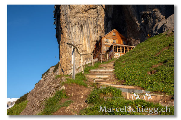 Marcel Schiegg, Marcel Schiegg Fotografie, Gasthaus Aescher, Wildkirchli, Ebenalp, Alpstein, Appenzell, Aescher