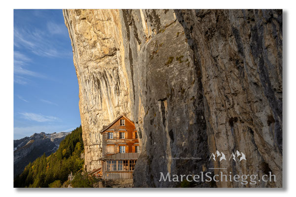 Marcel Schiegg, Marcel Schiegg Fotografie, Gasthaus Aescher, Wildkirchli, Ebenalp, Alpstein, Appenzell, Aescher