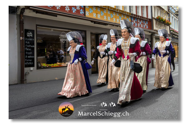 Hauptgasse Appenzell, Bilder Fronleichnam, Appenzell, Appenzeller Brauchtum, Appenzell Tradition