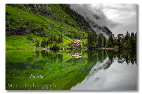Marcel Schiegg Fotografie, Marcel Schiegg, Seealpsee, Alpstein, Appenzell, Appenzellerland, Berggasthaus Seealpsee