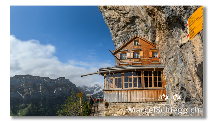 Marcel Schiegg, Marcel Schiegg Fotografie, Gasthaus Aescher, Wildkirchli, Ebenalp, Alpstein, Appenzell, Aescher