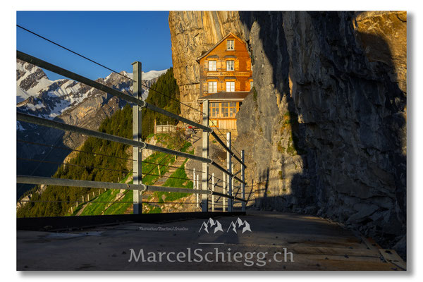 Marcel Schiegg, Marcel Schiegg Fotografie, Gasthaus Aescher, Wildkirchli, Ebenalp, Alpstein, Appenzell, Aescher