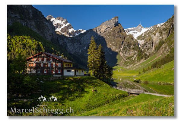 Marcel Schiegg Fotografie, Marcel Schiegg, Seealpsee, Alpstein, Appenzell, Appenzellerland, Berggasthaus Seealpsee