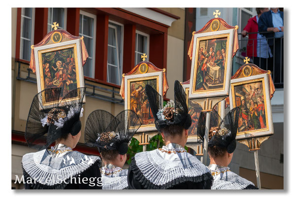 Marcel Schiegg Fotografie, Tradition, Brauchtum, Fronleichnam, Appenzeller Tracht, Appenzell, Appenzellerland