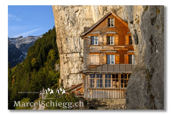 Marcel Schiegg, Marcel Schiegg Fotografie, Gasthaus Aescher, Wildkirchli, Ebenalp, Alpstein, Appenzell, Aescher