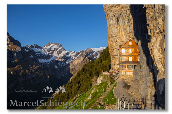 Marcel Schiegg, Marcel Schiegg Fotografie, Gasthaus Aescher, Wildkirchli, Ebenalp, Alpstein, Appenzell, Aescher
