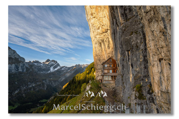 Marcel Schiegg, Marcel Schiegg Fotografie, Gasthaus Aescher, Wildkirchli, Ebenalp, Alpstein, Appenzell, Aescher